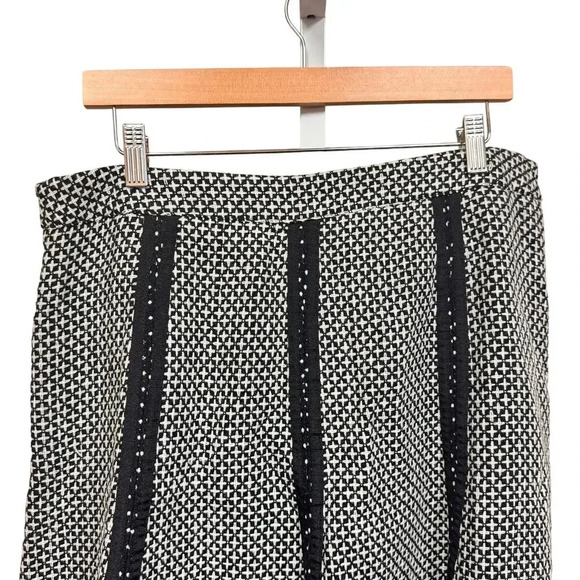 New Yarns & Stitches Knit Geometrical Print Flare Full Skirt Plus Size Womens 16 - Picture 8 of 13